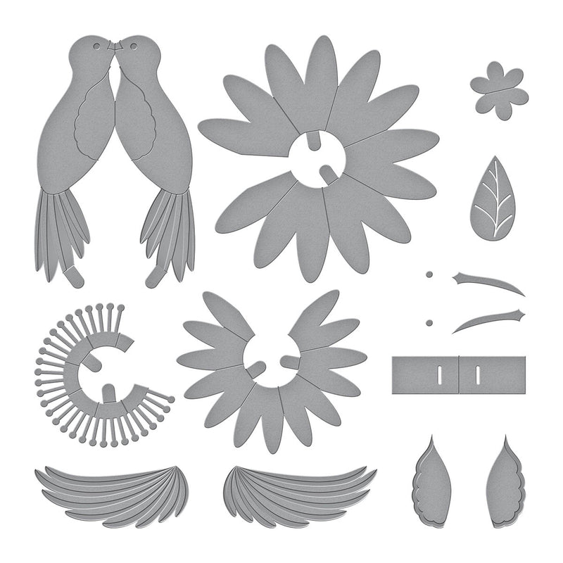 Spellbinders Cuting Dies - Pop-Up Hummingbird, S5-561