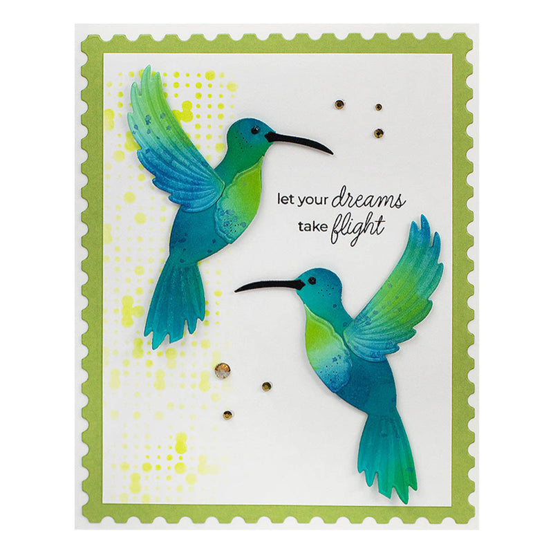 Spellbinders Cuting Dies - Pop-Up Hummingbird, S5-561