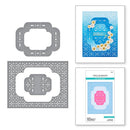 Spellbinders Etched Dies - Scrolled Punch & Pierce Plate, S5-568