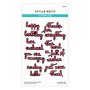 Spellbinders Etched Dies - Thanks Enclosed Sentiments, S6-208