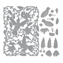 Spellbinders Etched Dies - Delicate Floral Hummingbirds, S7-230