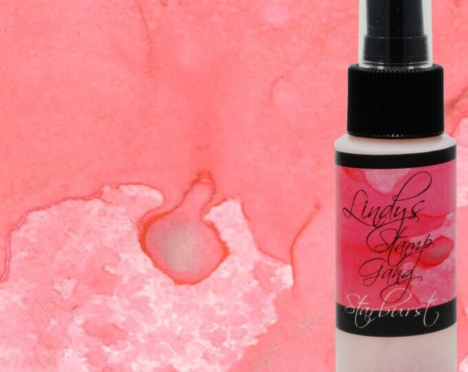 Lindy's Stamp Gang Starburst Shimmer Spray -Ramblin' Rose Pink, SBS-RRP-1575