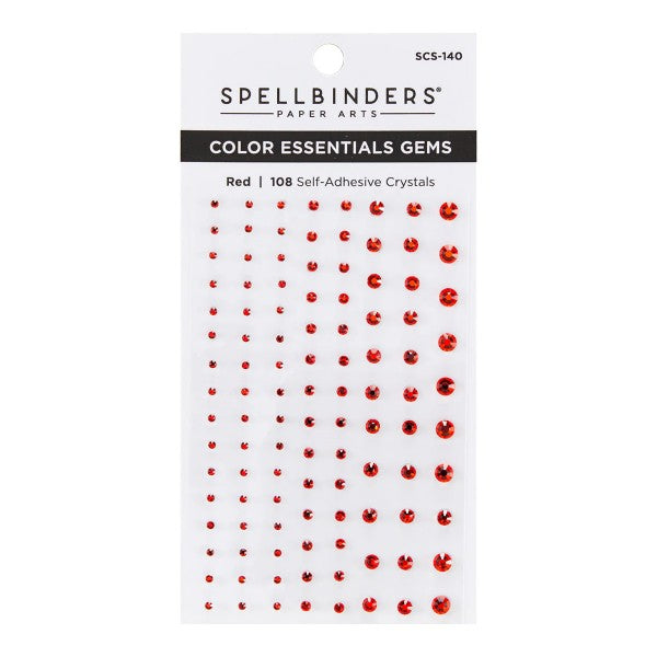 Spellbinders Color Essentials Gems - Red, SCS-140