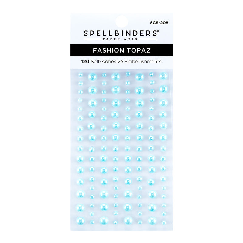 Spellbinders Color Essentials Pearl Dots - Fashion Topaz, SCS-208