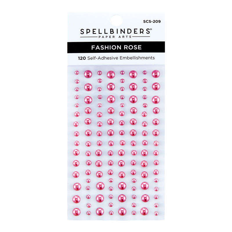 Spellbinders Color Essentials Pearl Dots - Fashion Rose, SCS-209