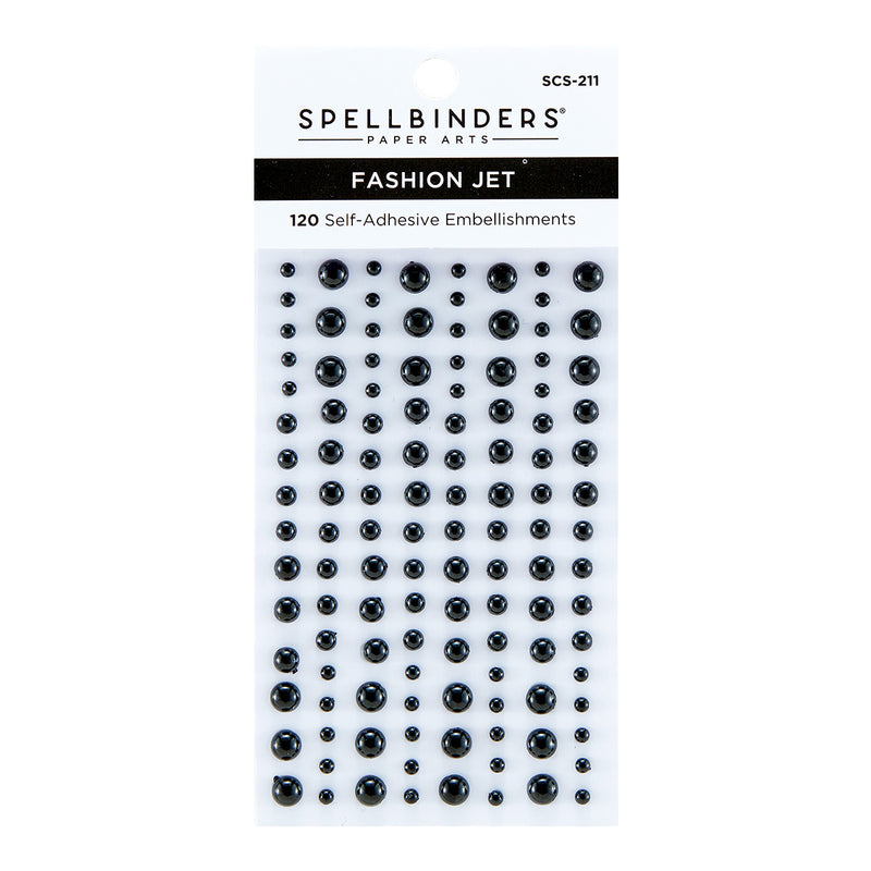 Spellbinders Color Essentials Pearl Dots - Fashion Jet, SCS-211