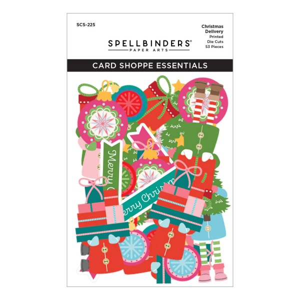 Spellbinders Printed Die-Cuts - Christmas Delivery, SCS-225