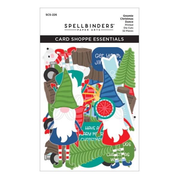 Spellbinders Printed Die-Cuts - Gnomie Christmas Dance, SCS-226