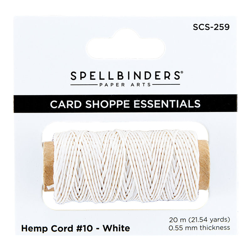 Spellbinders Card Shoppe Essentials Cord - White, SCS-259