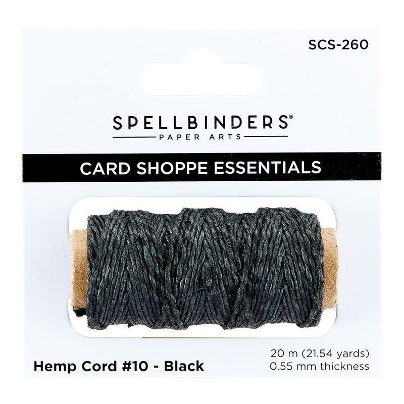 Spellbinders Card Shoppe Essentials Cord - Black, SCS-260