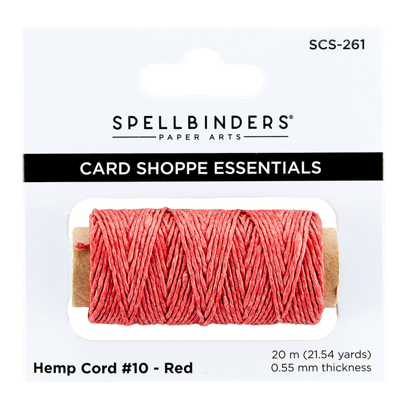 Spellbinders Card Shoppe Essentials Cord - Red, SCS-261