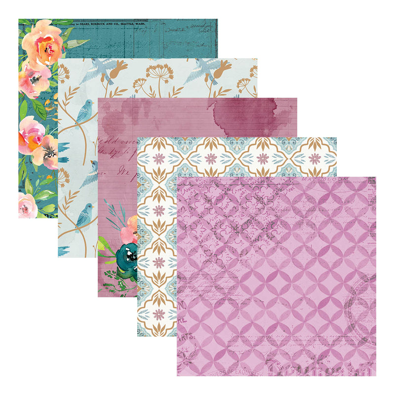 Spellbinders 6x6 Paper Pad - Floral Friendship, SCS-274