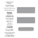 Spellbinders Stamp & Die Set - A Cut Above the Rest Sentiments,SDS-180