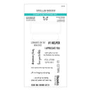 Spellbinders Stamp & Die Set - A Cut Above the Rest Sentiments,SDS-180