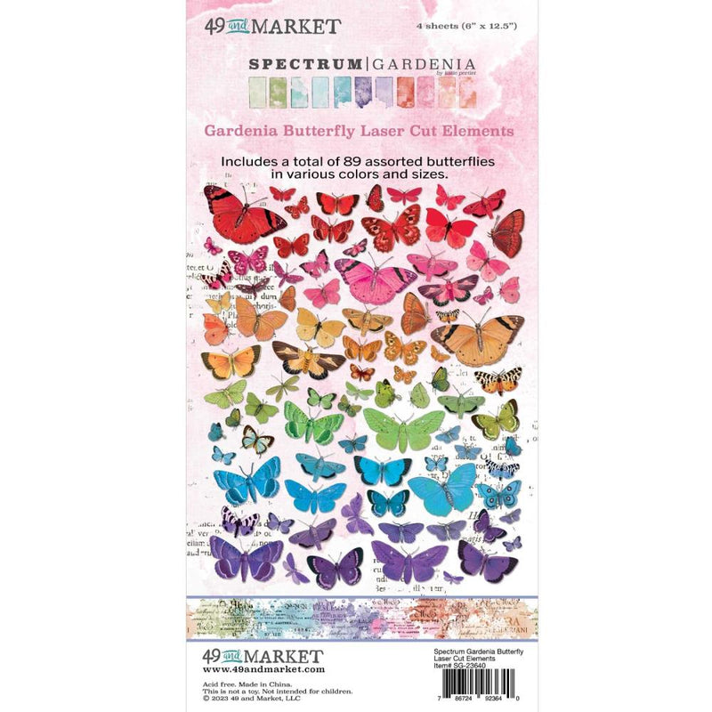 49 & Market Laser Cut Elements - Spectrum Gardenia - Butterfly, SG23640
