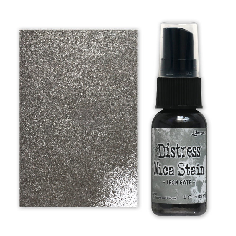 Tim Holtz Distress Halloween Mica Stain Sets 3 & 4 and Crypt Grit Paste, IWIAH22