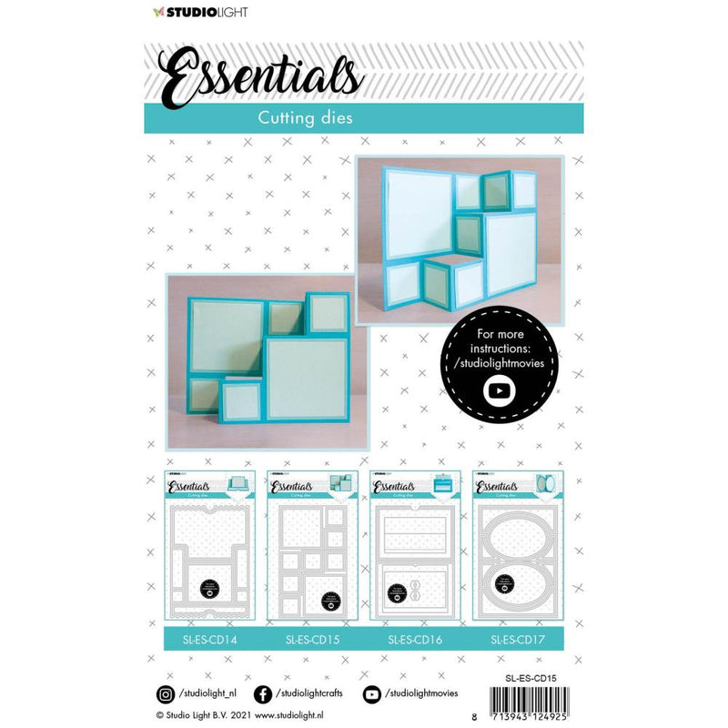 Studio Light - Essentials Cutting Die - NR. 15, Building Block Card Shape, SLESCD15