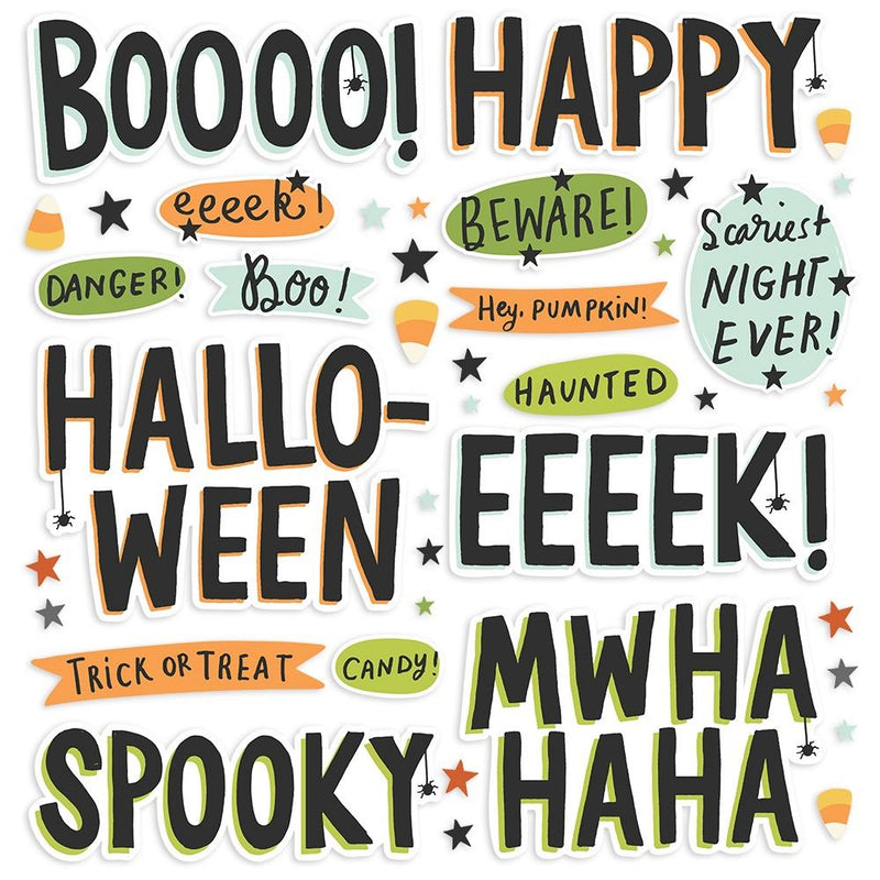 Simple Stories Spooky Nights - Foam Stickers, SPO16418