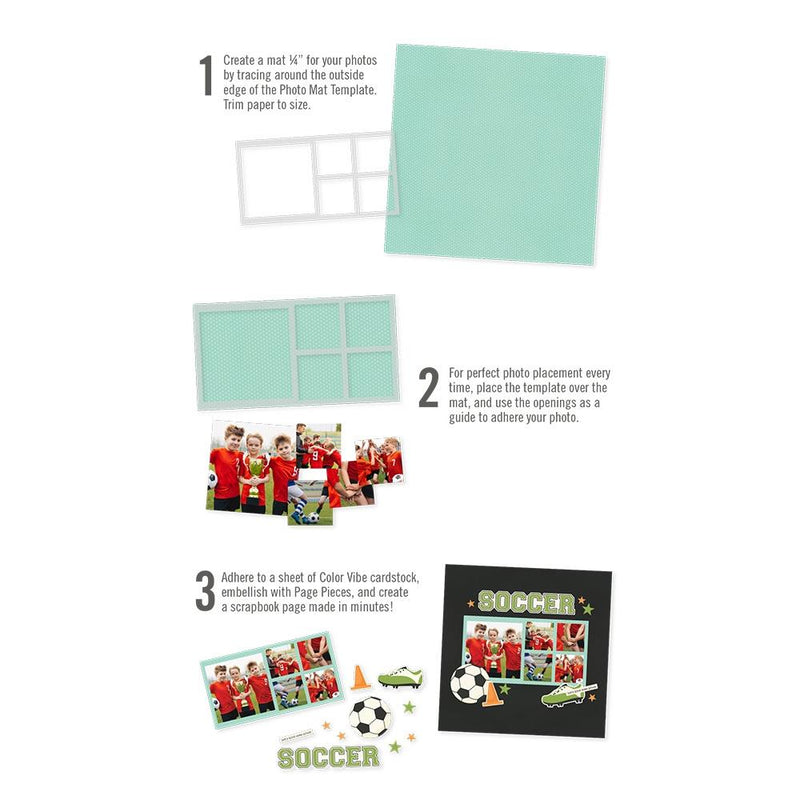 Simple Stories - Simple Pages - Page Template - Design 12, SPT15971