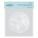 Spellbinders Stencil Set - Layered Full Moon, STN-001