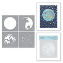 Spellbinders Stencil Set - Layered Full Moon, STN-001