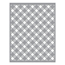 Spellbinders Stencil - Diagonal Buffalo Plaid, STN-017