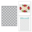 Spellbinders Stencil - Diagonal Buffalo Plaid, STN-017