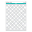 Spellbinders Stencil - Diagonal Buffalo Plaid, STN-017