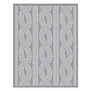 Spellbinders Stencil - Cable Knit, STN-026