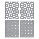 Spellbinders Stencil Set - Layered Geometric Flower, STN-031