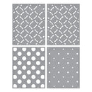 Spellbinders Stencil Set - Layered Geometric Optical, STN-032