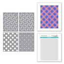 Spellbinders Stencil Set - Layered Geometric Optical, STN-032
