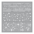 Spellbinders Stencil - Hummingbird Textures, STN-040