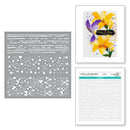 Spellbinders Stencil - Hummingbird Textures, STN-040