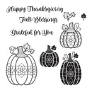 Spellbinders Clear Stamp Set - Charming Pumpkins, STP-046