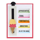 Spellbinders - Complimentary Slider Greetings Stamp Set, STP-118
