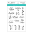 Spellbinders Clear Stamp Set - Sealed Sentiments, STP-122