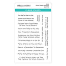 Spellbinders Clear Stamp Set - Dancin' Holiday Sentiments, STP-131