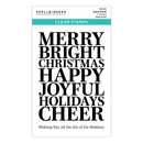 Spellbinders Clear Stamp Set - Joyful Words, STP-133