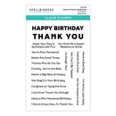 Spellbinders Clear Stamp Set - Sweet & Savory Sentiments, STP-138