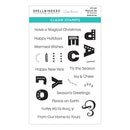 Spellbinders Clear Stamp Set - Peace & Joy, STP-140 by Zsoka Marko