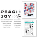 Spellbinders Clear Stamp Set - Peace & Joy, STP-140 by Zsoka Marko