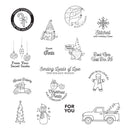 Spellbinders Clear Stamp Set - Handmade Gift Tags, STP-142