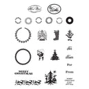 Spellbinders Clear Stamp Set - Handmade Holidays, STP-147