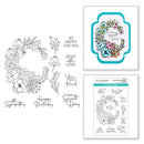 Spellbinders Clear Stamp Set - Four Petal Sweet Day Flowers, STP-179