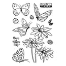 Stampendous Clear Stamp Set - Hello Butterfly, STP-194