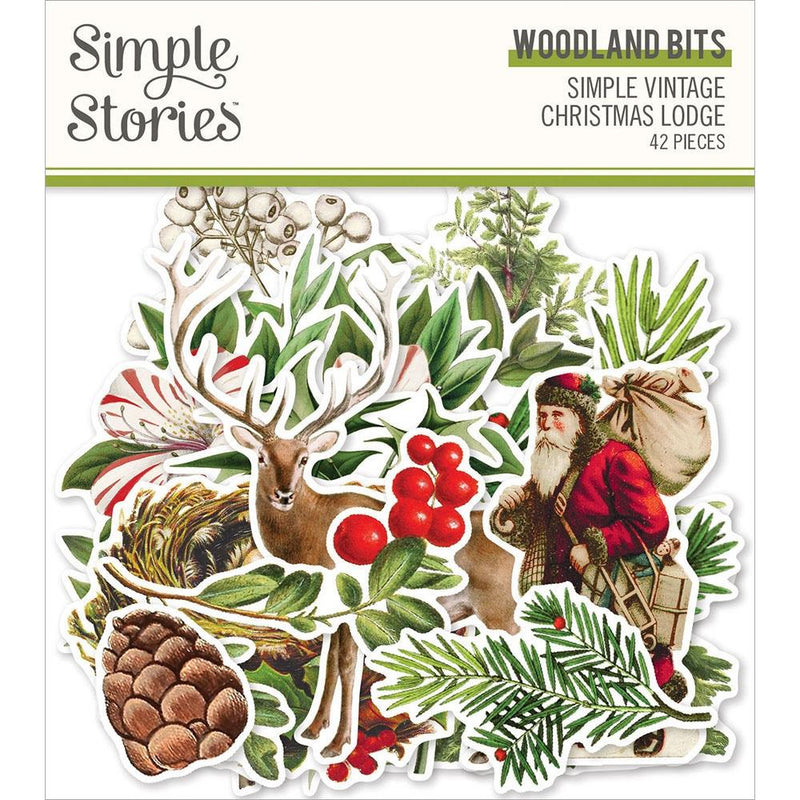 Simple Stories - Simple Vintage Christmas Lodge - Woodland Bits, SVCL18423