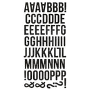 Simple Stories Foam Alpha Stickers - Simple Vintage Essentials - Vintage Black, SVE20421