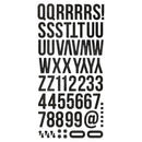 Simple Stories Foam Alpha Stickers - Simple Vintage Essentials - Vintage Black, SVE20421