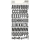 Simple Stories Foam Alpha Stickers - Simple Vintage Essentials - Vintage Black, SVE20421